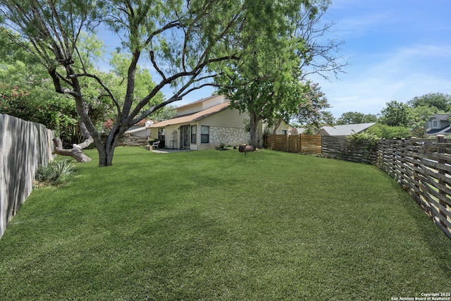 6906 Country Elm, San Antonio, TX 78240 - view of yard with a fenced backyard