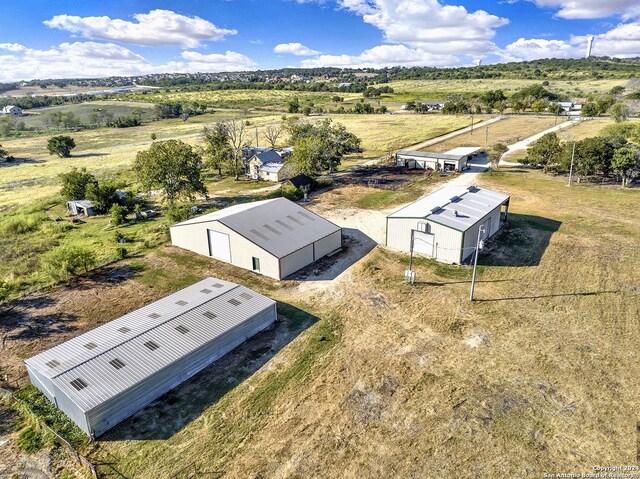 6776 Green Valley Rd, Cibolo, TX 78108 - aerial view featuring a rural view