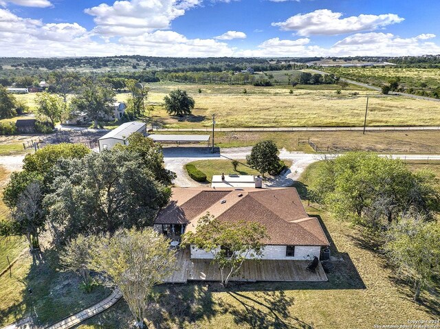 6776 Green Valley Rd, Cibolo, TX 78108 - aerial view with a rural view