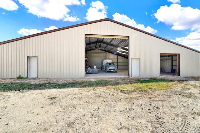 view of outdoor structure