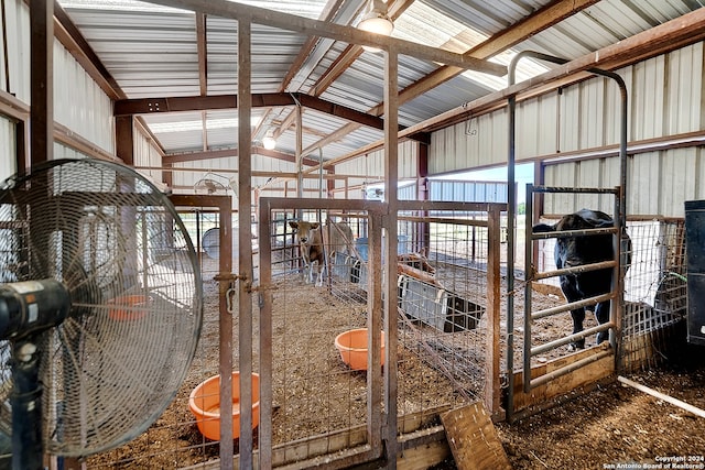 view of horse barn