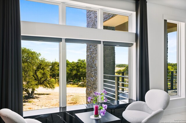 entryway featuring plenty of natural light