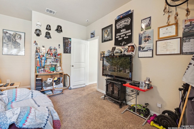 5018 Italica Rd, San Antonio, TX 78253 - bedroom featuring carpet floors, baseboards, and visible vents