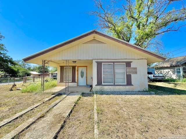 view of bungalow