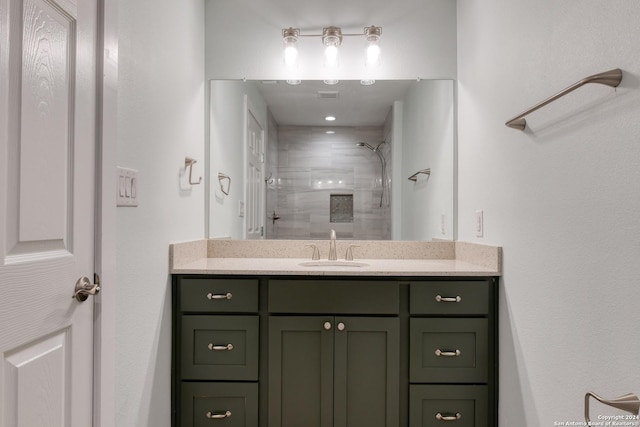 2293 W Mill St, New Braunfels, TX 78130 - full bath with vanity and tiled shower