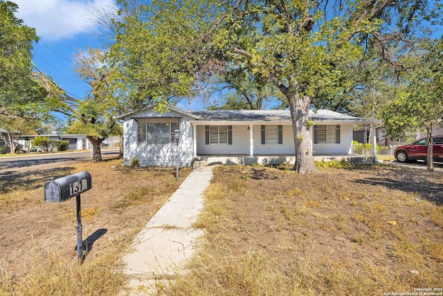 view of ranch-style house