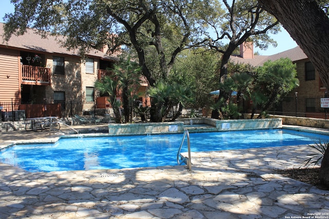 view of pool