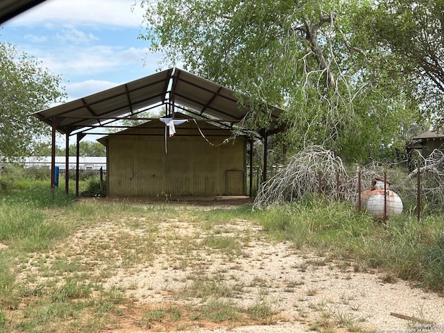 view of outbuilding