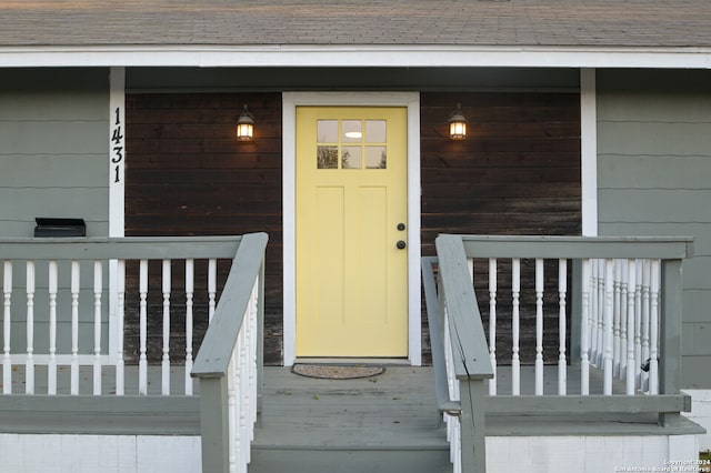 view of entrance to property