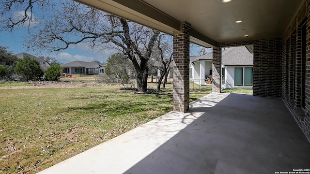 exterior space featuring a patio area