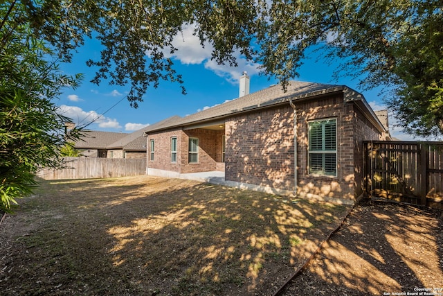 view of rear view of property