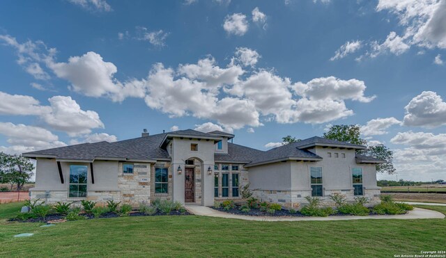 5306 Estates Oak Way, San Antonio, TX 78263 - view of front of house with a front yard