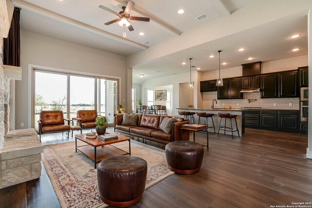 5306 Estates Oak Way, San Antonio, TX 78263 - birds eye view of property with a rural view
