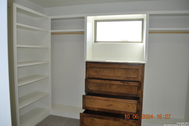 view of closet