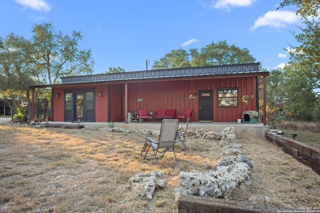 view of back of property