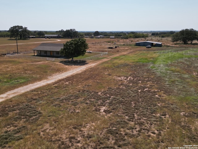 exterior space featuring a rural view