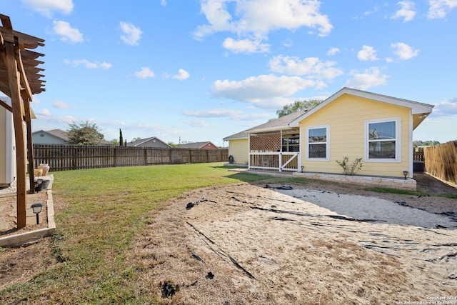 view of yard