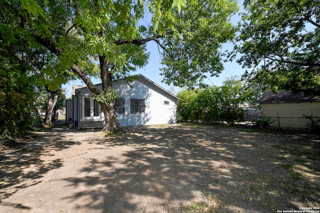 view of home's exterior