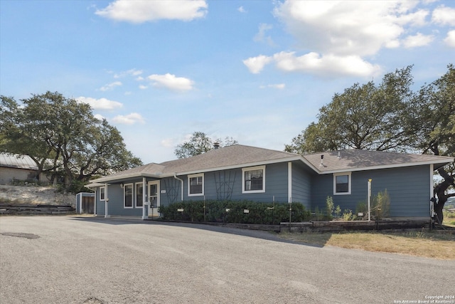 view of ranch-style home