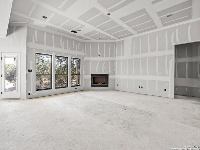 view of unfurnished living room