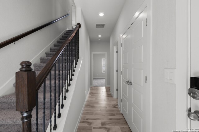 interior space featuring hardwood / wood-style floors