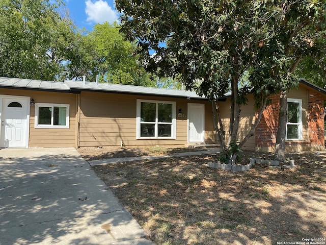 view of ranch-style house