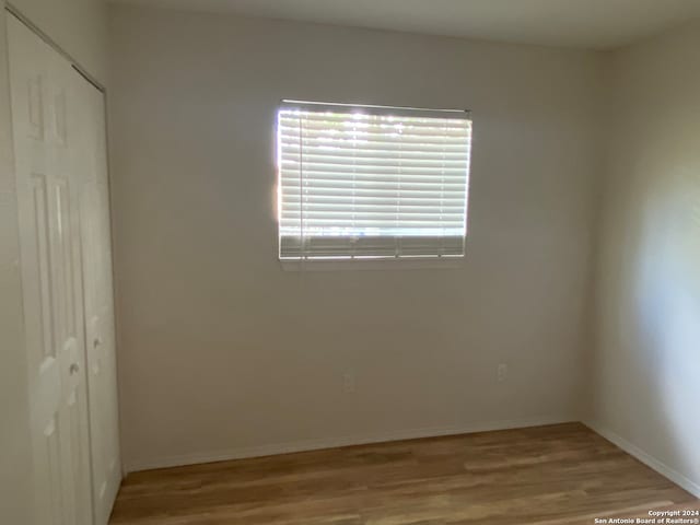 interior space with light wood-type flooring