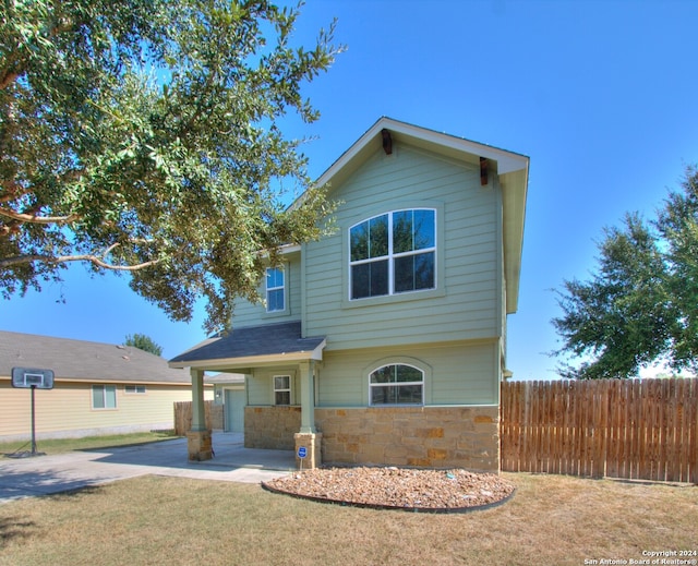 view of front of house