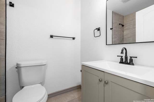 214 Oriole, San Antonio, TX 78228 - full bath featuring toilet, tile patterned floors, a shower, and vanity
