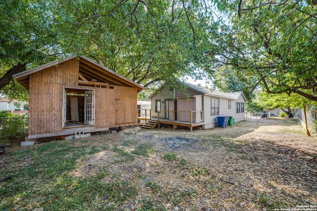 view of rear view of house