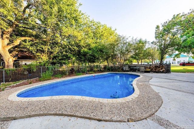 view of swimming pool