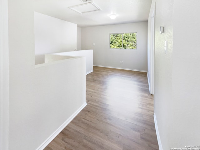 interior space featuring light hardwood / wood-style flooring