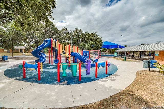 view of jungle gym