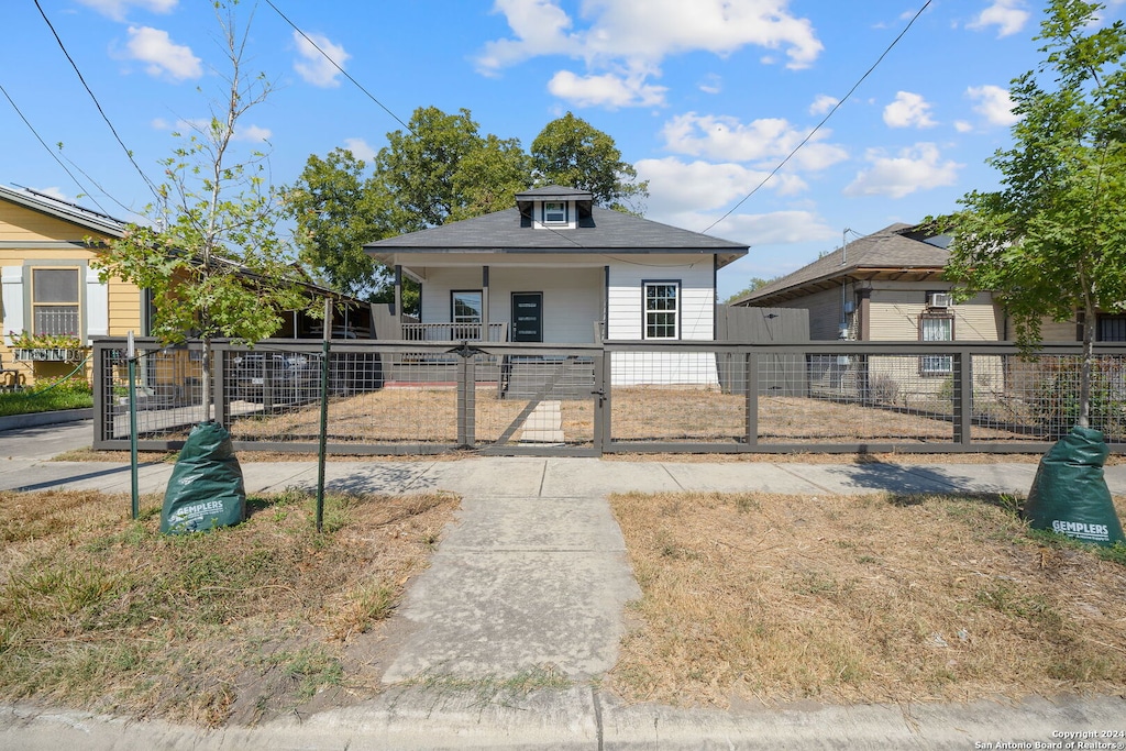 bungalow-style house with a porch