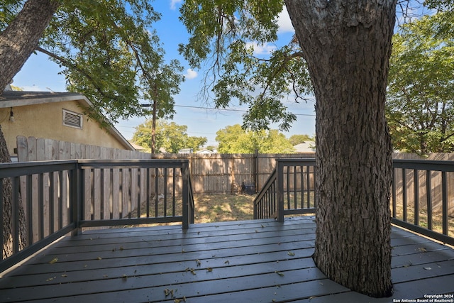 view of deck