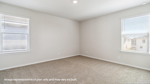 empty room with carpet