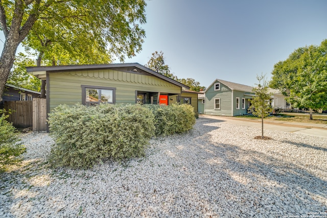 view of ranch-style home