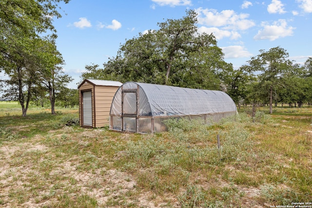 view of outbuilding