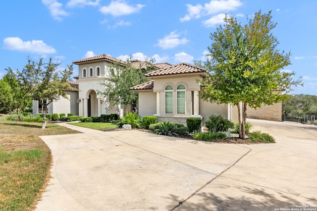 view of mediterranean / spanish house