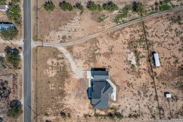 bird's eye view featuring a rural view