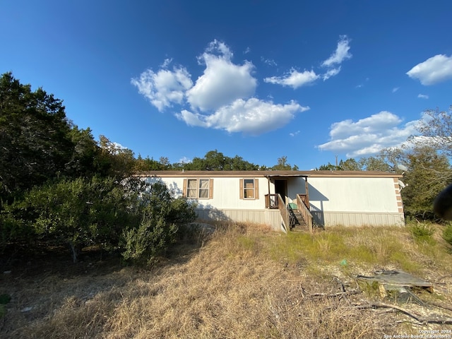 view of manufactured / mobile home