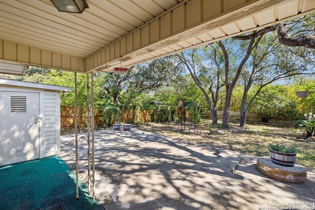 view of patio