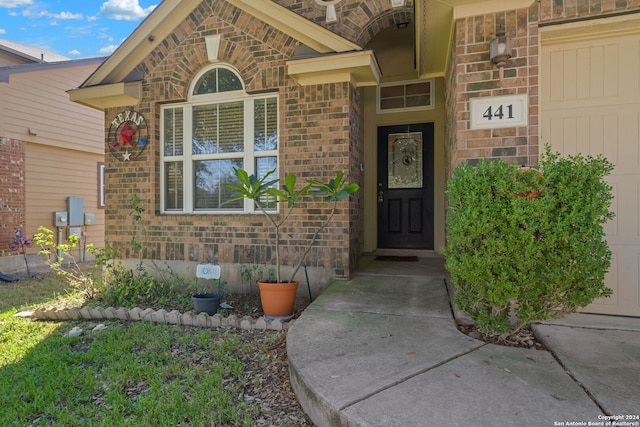 view of property entrance