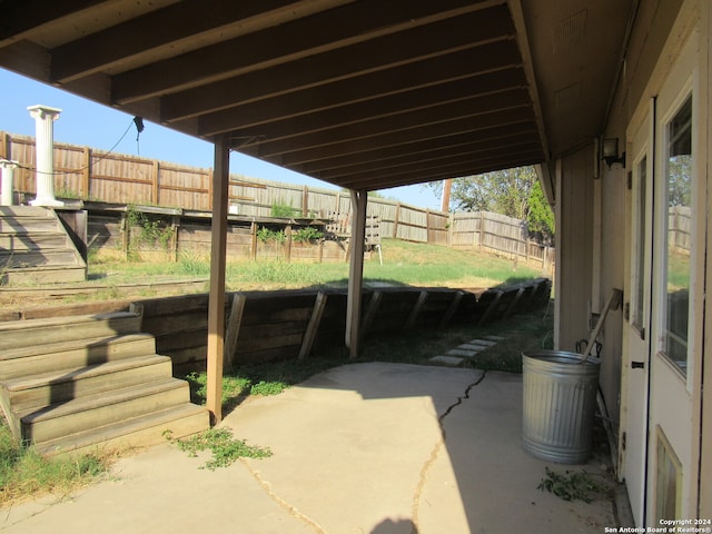 view of patio