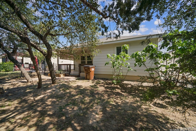 view of rear view of house