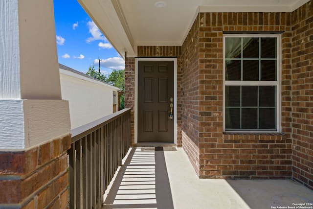 view of entrance to property