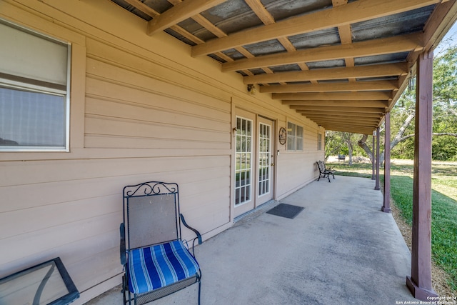 view of patio