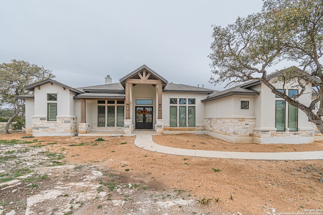 view of front of home