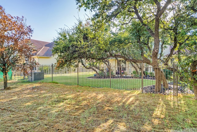 24706 Faraday, San Antonio, TX 78257 - view of yard with fence