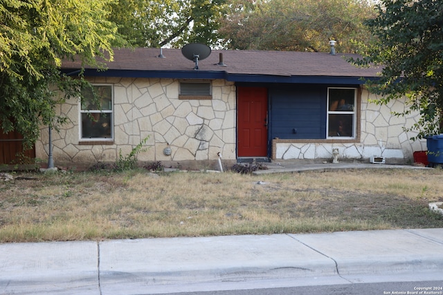 view of ranch-style house